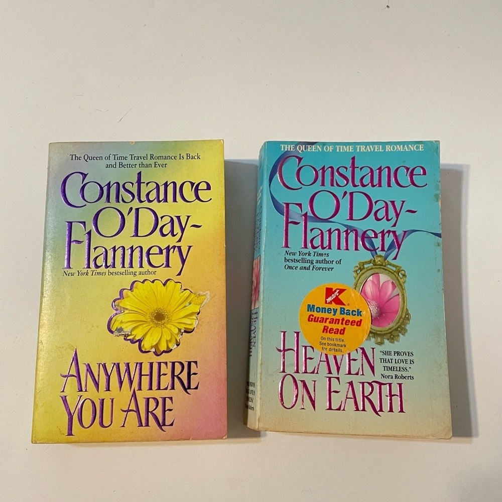 Lot of 2 Constance O’day Flannery paperback Books Romance Novels